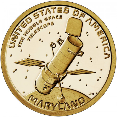2020 * 1 Dollaro Stati Uniti "American Innovation - Maryland - Hubble Space Telescope" UNC