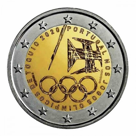 2021 * 2 Euro PORTOGALLO "Giochi Olimpici di Tokyo 2020" UNC