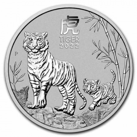 2022 * 1 Dollaro Argento 1 OZ Australia "Lunar III - Anno della Tigre" FDC