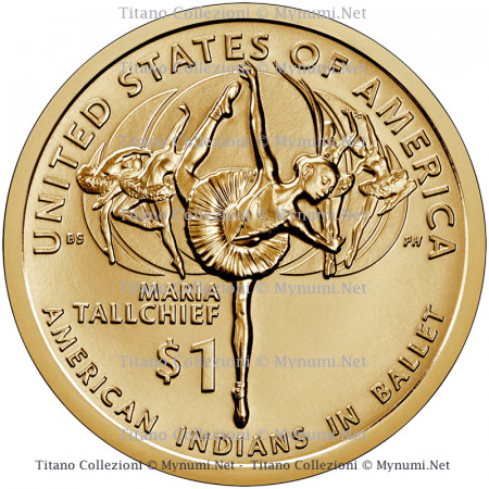 2023 * 1 Dollaro Stati Uniti "Maria Tallchief and American Indians in Ballet" UNC