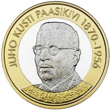 2017 * 5 Euro FINLANDIA "Juho K Paasikivi" UNC