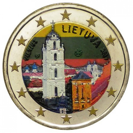 2017 * 2 Euro LITUANIA "Vilnius - Capitale della Cultura e dell’Arte" Colorato