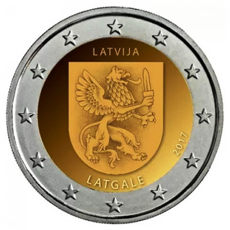 2017 * 2 Euro LETTONIA "Regioni della Lettonia - Latgale" (3/4) UNC