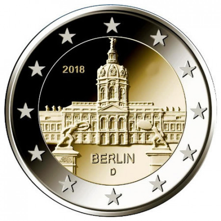 2018 * 2 Euro GERMANIA "Castello di Charlottenburg - Berlino" UNC