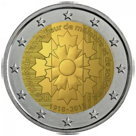 2018 * 2 Euro FRANCIA "Fiordaliso di Francia" UNC