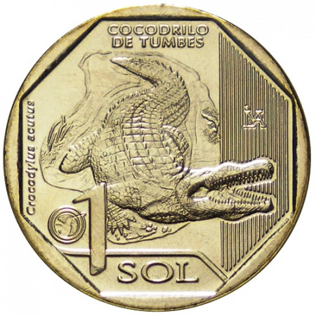 2017 * 1 Sol Perù "Tumbes Crocodile" UNC