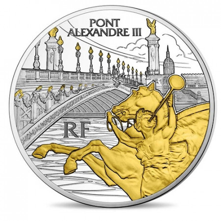 2018 * 10 Euro FRANCIA "Tesori di Parigi - Pont Alexandre III" PROOF