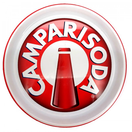 1990ca * Vassoio in Metallo "CAMPARI - Soda, Logo" Italia (B+)