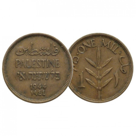 1944 * 1 Mil Palestina "Amministrazione Britannica" (KM 1) BB+