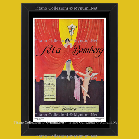 Anni '30  * Pubblicità Originale "Seta Bemberg, Jupes, Culottes, Calze" Cornice