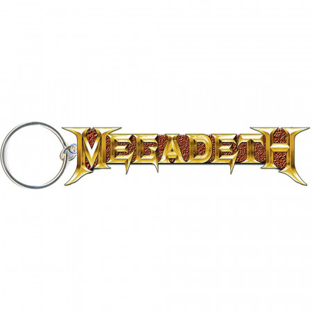 Portachiavi * Rock e Musica “Megadeth - Logo" Merchandise Ufficiale (MEGAKEY02)