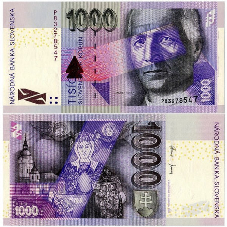 2005 * Banconota Slovacchia 1000 Korun "Andrej Hlinka" (p47a) FDS