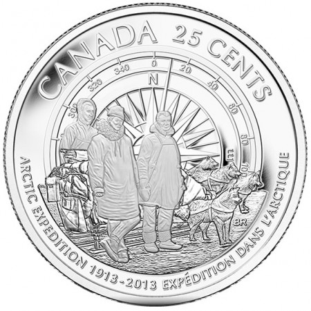 2014 * Quarto di dollaro Canada Centenario della spedizione