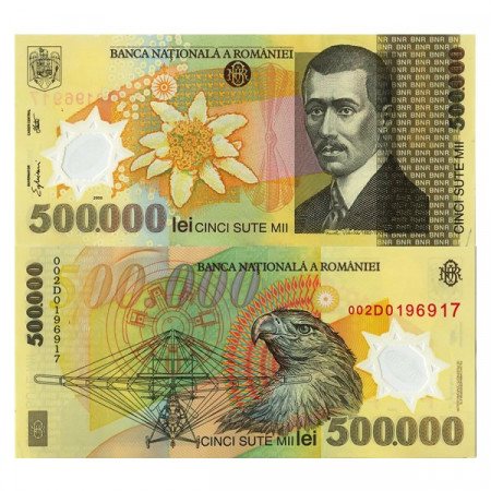 2000 * Banconota Polimera Romania 500.000 Lei "A Vlaicu" (p115a) FDS