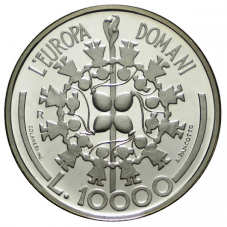 1999 * 10.000 Lire Argento San Marino "Europa Domani" (KM 411) PROOF