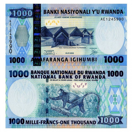 2004 * Banconota Ruanda 1000 Francs (p31a) FDS