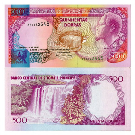 1993 * Banconota Sao Tomé e Príncipe 500 Dobras (p63) FDS