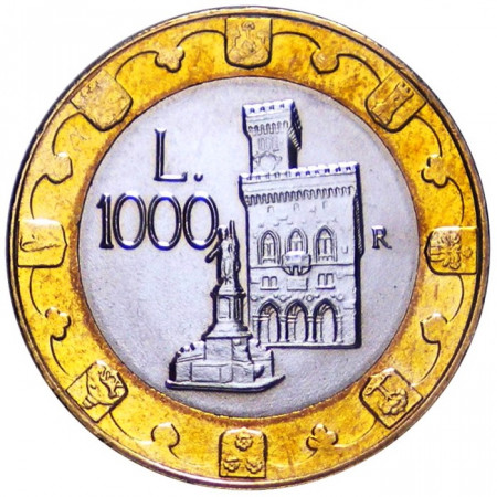 1997 * 1000 lire San Marino Piazza Libertà