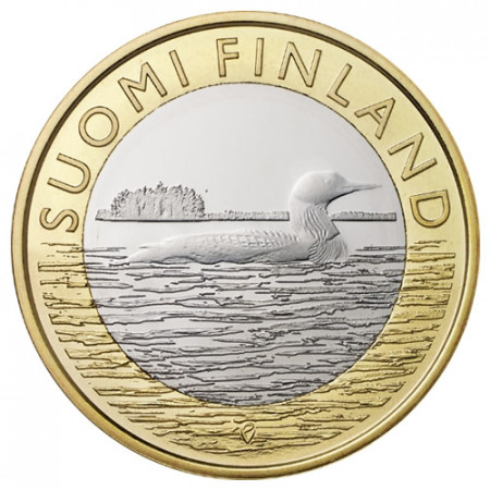2014 * 5 euro FINLANDIA La Strolaga della Savonia