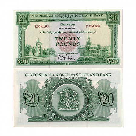 1960 * Banconota Scozia 20 pound SPL