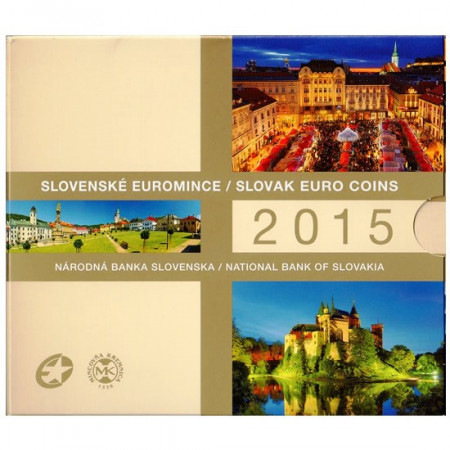 2015 * SLOVACCHIA Divisionale Ufficiale "Monete Euro Slovacche"