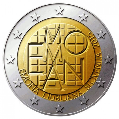 2015 * 2 Euro SLOVENIA "2000º Fondazione di Emona"