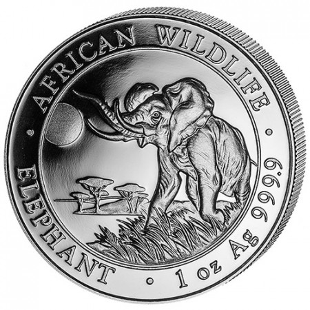 2016 * 100 Scellini 1 OZ Somalia "Elefante"