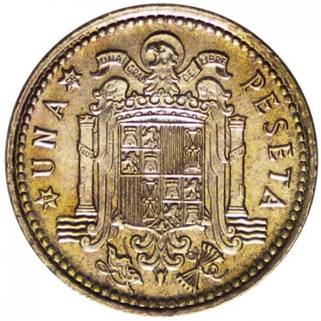 1966 (69) * 1 Peseta Spagna "Francisco Franco - Caudillo" (KM 796) UNC