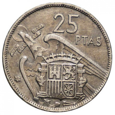 AV (1958-75) * 25 Pesetas Spagna "Francisco Franco – Caudillo" (KM 787) BB-CIRC