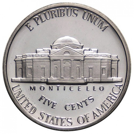 1993 S * 5 Cents Nichelino di Dollaro Stati Uniti "Monticello" PROOF