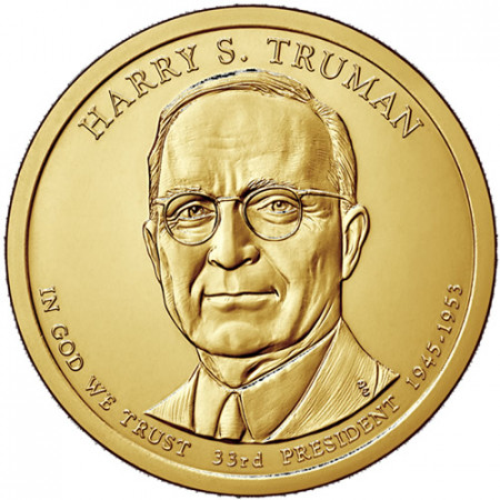 2015 * 1 Dollaro Stati Uniti "Harry S. Truman - 33rd" UNC