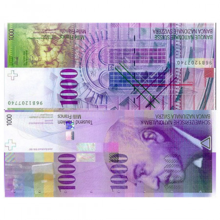 1999 * Banconota Svizzera 1000 Franken - Firma 69 FDS