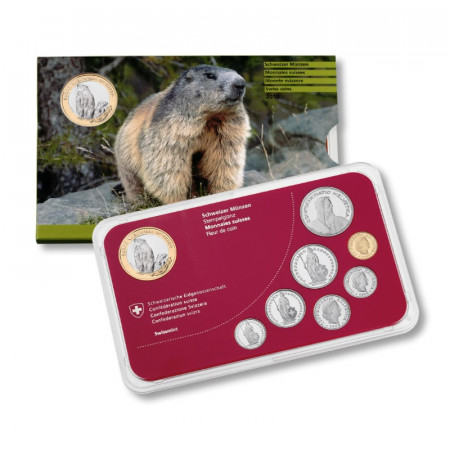 2010 * SVIZZERA Divisionale Ufficiale Francs "Parchi Nazionali - Marmotta Alpina" FDC