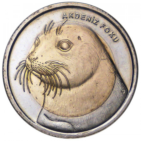 2013 * 1 lira Turchia Foca Monaca