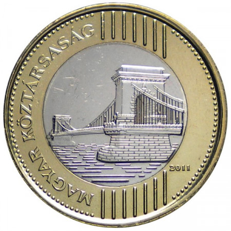 2011 * 200 Forint Ungheria "Ponte delle Catene di Budapest"