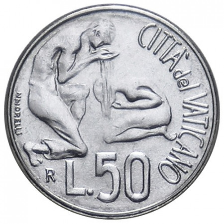 1991 * 50 Lire VATICANO "Giovanni Paolo II –  Il Battesimo" (KM 230) FDC