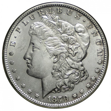 1879 S * 1 Dollaro Argento Stati Uniti "Morgan" San Francisco '79 Reverse (KM 110) qFDC