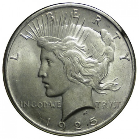 1925 (P) * 1 Dollaro Argento Stati Uniti "Peace" Filadelfia (KM 150) qFDC