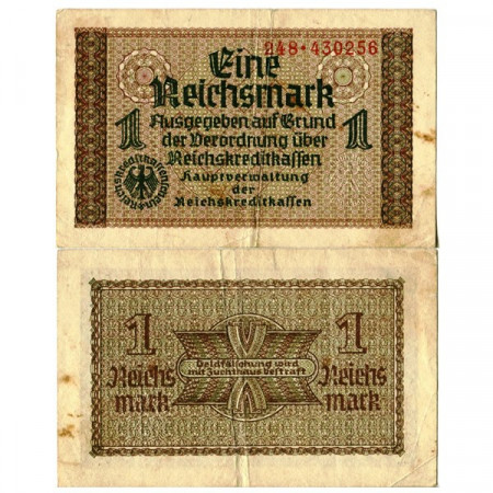 ND (1940-45) * Banconota Germania 1 Reichsmark "Military – Territori Tedeschi Occupati" (pR136a) BB