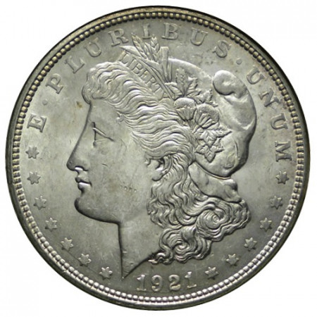 1921 D * 1 Dollaro Argento Stati Uniti "Morgan" Denver (KM 110) SPL+