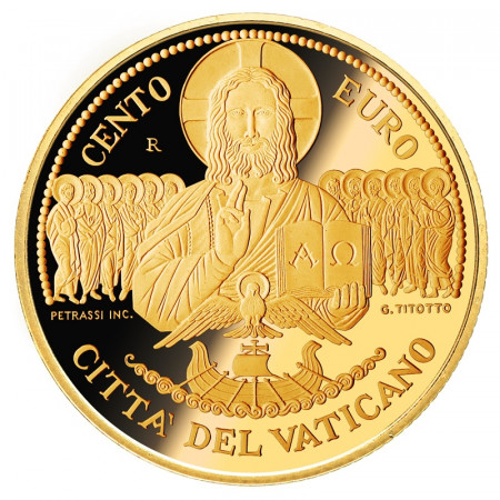 2020 * 100 Euro VATICANO Oro "Papa Francesco - Dei Verbum" PROOF