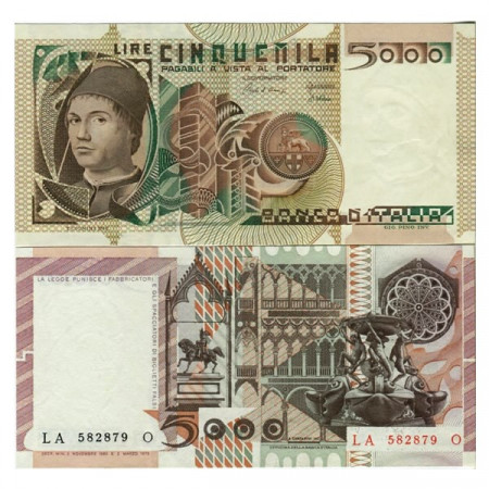 1982 (03/11) * Banconota Italia Repubblica 5000 Lire "A da Messina" BI.807 (p105b) BB+