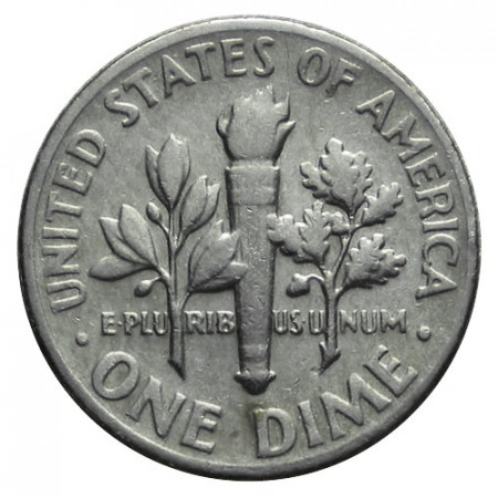 1966 (P) * 10 Cents (Dime) Dollaro Stati Uniti "FD Roosevelt" (KM 195a) SPL