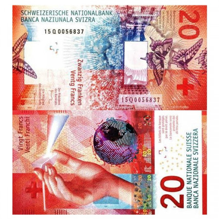 2017 * Banconota Svizzera 20 Franken "Prisma" (pNew) FDS