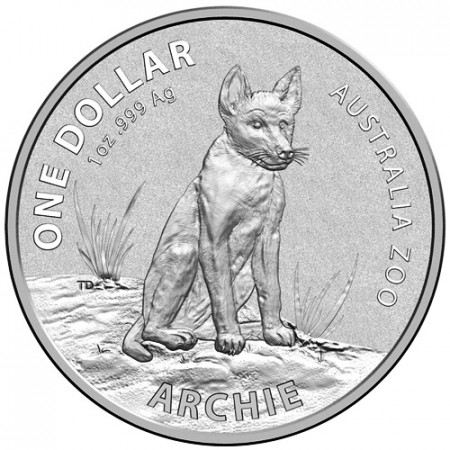 2017 * 1 Dollaro Argento 1 OZ Australia "Archie The Dingo" FDC