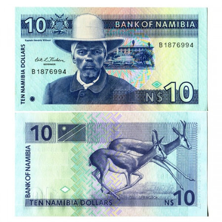 ND (1993) * Banconota Namibia 10 N Dollars "H Witbooi" (p1a) FDS