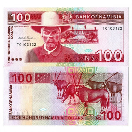 ND (1993) * Banconota Namibia 100 N Dollars "H Witbooi" (p3a) FDS