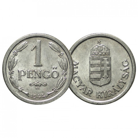 1944 * 1 Pengo Ungheria "Regency Coinage" (KM 521) SPL