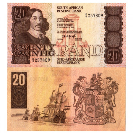 ND (1978-81) * Banconota Sudafrica 20 Rand "Jan van Riebeeck" (p121a) SPL