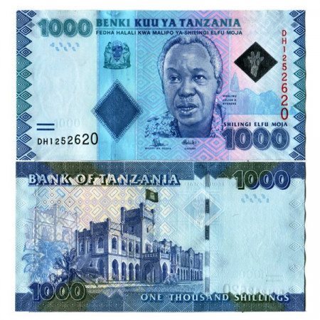 2015 * Banconota Tanzania 1000 Shilingi "Presidente JK Nyerere" (p41b) FDS